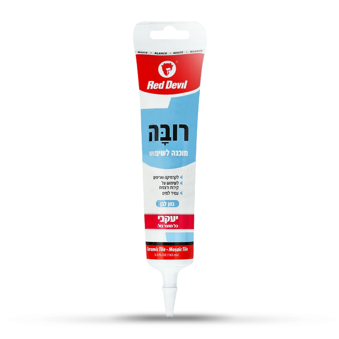 ONE TIME – רובה מוכנה מקצועית מבית יעקבי לקירות ורצפות, עמידה למים ולחות