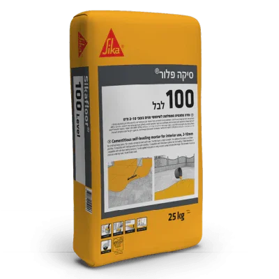 סיקפלור 100 לבל Sika – מדה מתפלסת לבטון פנימי לפילוס והחלקת רצפות
