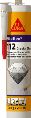 סיקה סיקפלקס 112 קריסטל קליר תרמיל - דבק איטום והדבקה במחירים נוחים ואספקות מהירות