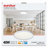 פאנל תאורה עגול צמוד תקרה Eurolux סדרת ארנה 40W