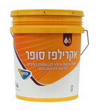 אקרילפז סופר משוריין פזקר – חומר איטום וציפוי אקרילי מחוזק בסיבים טבעיים לעמידות גבוהה וגמישות, מתאים לאיטום והלבנת גגות וסיפונים בתנאי מזג אוויר קשים.