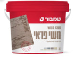 צבע אפקט בטקסטורת משי פראי טמבור