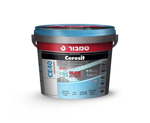 רובה אקרילית CE-40 של טמבור – שק מוצר למילוי מישקים בין אריחים, מתאים לשימוש פנימי וחיצוני, עמיד למים ולעובש