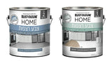 ערכת צבע לרצפה דו-שלבית Rust-Oleum HOME – צבע לרצפת קרמיקה, בטון וגרניט פורצלן עם סילר שקוף, לחידוש רצפה ישנה בקלות וללא שיפוץ