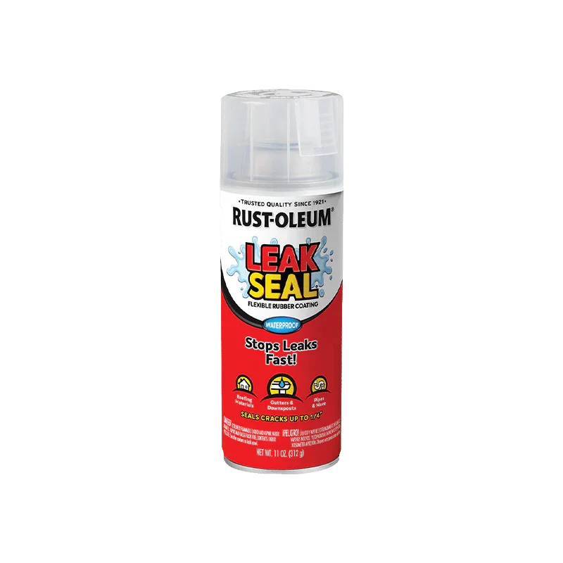 תרסיס איטום ליקסיל ®LeakSeal – ספריי מקצועי בצבע אפור לאיטום סדקים, חורים ונזילות על גגות, קירות וצנרת