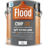 שמן דק Flood – שמן חודרני איכותי להגנה ושימור ארוך טווח של משטחי עץ חיצוניים ופנימיים, מדגיש את הטקסטורה הטבעית ומגן מפני שמש, לחות, טחב ועובש