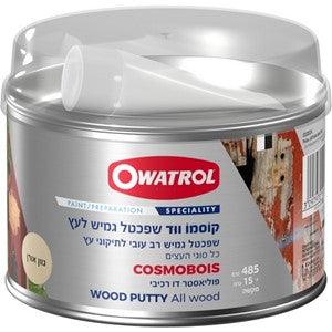 שפכטל פוליאסטר דו-רכיבי גמיש לתיקון עץ מבית קוסמו ווד – מתאים לרהיטים, דקים, משקופים ויישום חיצוני או פנימי