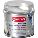 שפכטל פוליאסטר דו-רכיבי קוסמופר – חומר תיקונים מקצועי לרכב, עץ, מתכת ובטון, גימור חלק, מתאים לפנים וחוץ