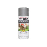 ספריי צבע למתכת מרוקע RUST-OLEUM בגימור מרוקע ליישום ישיר על חלודה – ספריי מתכת עמיד לגדרות, ברזל וריהוט גינה.