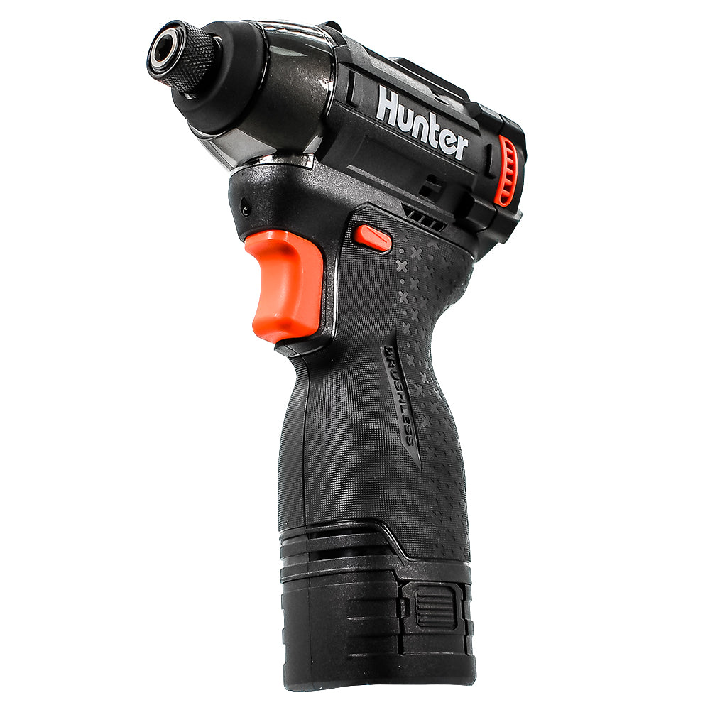 מברגת אימפקט HUNTER 16V BL עם סוללת 2Ah - מבט בזווית
