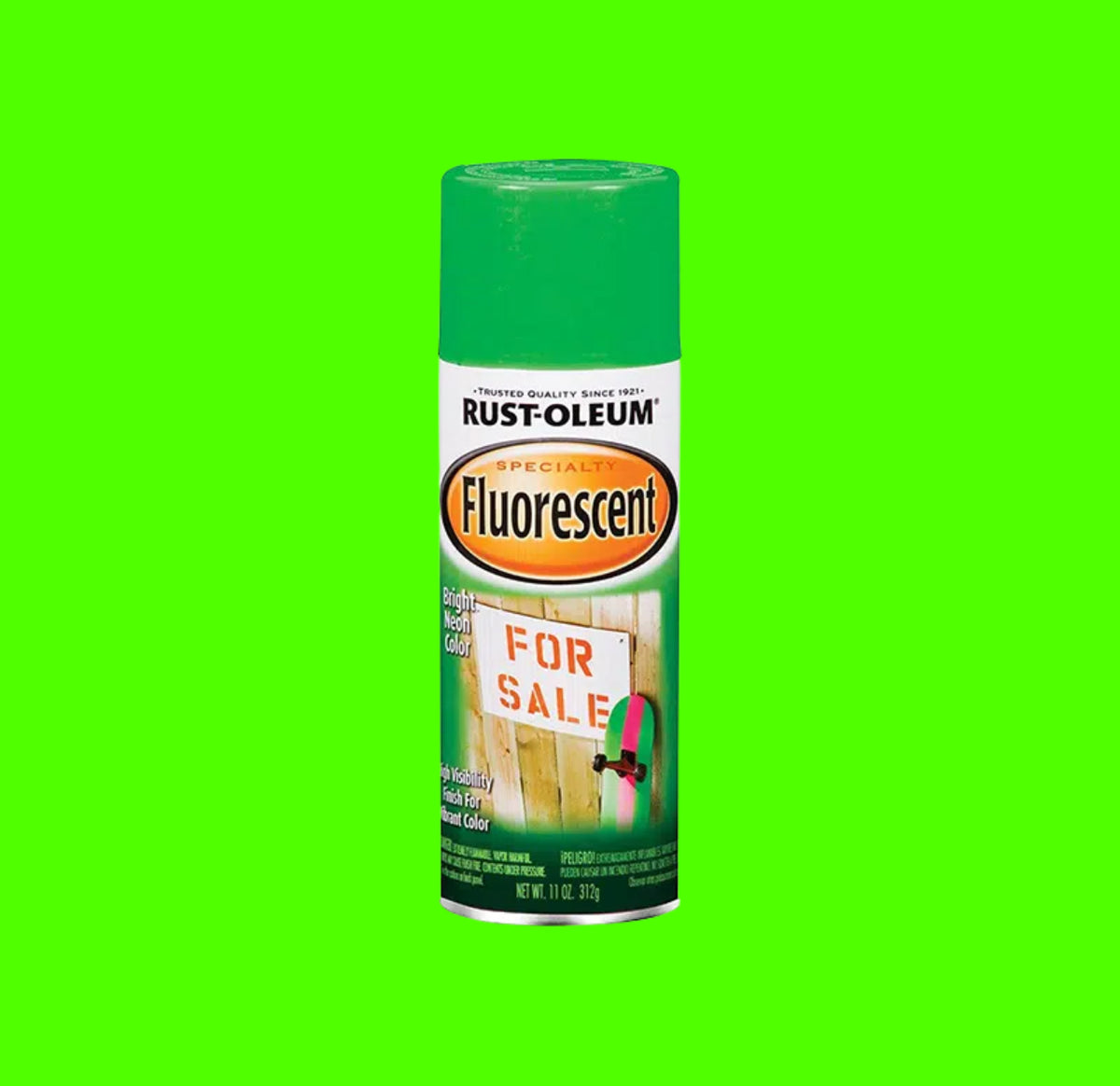 ספריי צבע פלורסנט RUST OLEUM