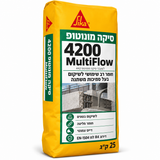 סיקה מונוטופ 4200 MultiFlow שק 25 ק״ג לשיקום בטונים, תיקון, עיגון ודיוס