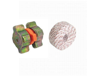 רולר רופ פלוס - ערכת חבל כביסה 20 מטר עם מותחני מתכת