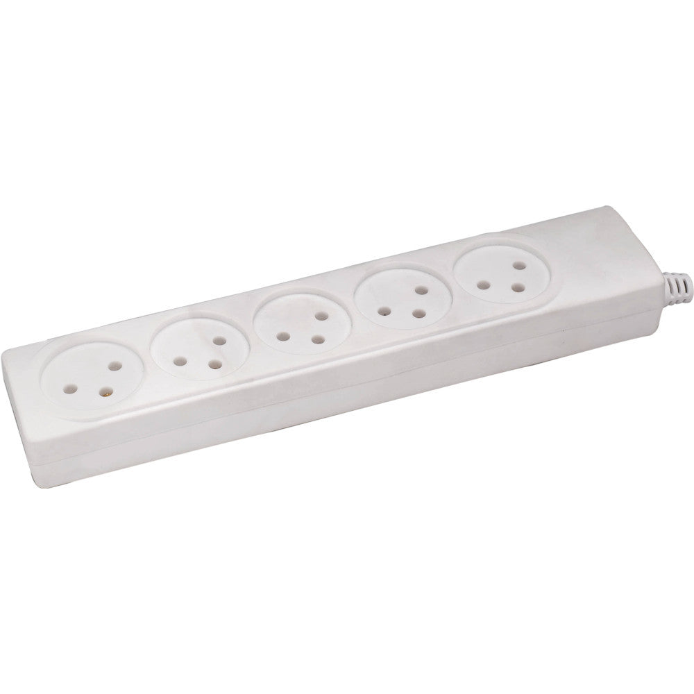 רב שקע 5 יציאות NISKO עם כבל 3 מטר