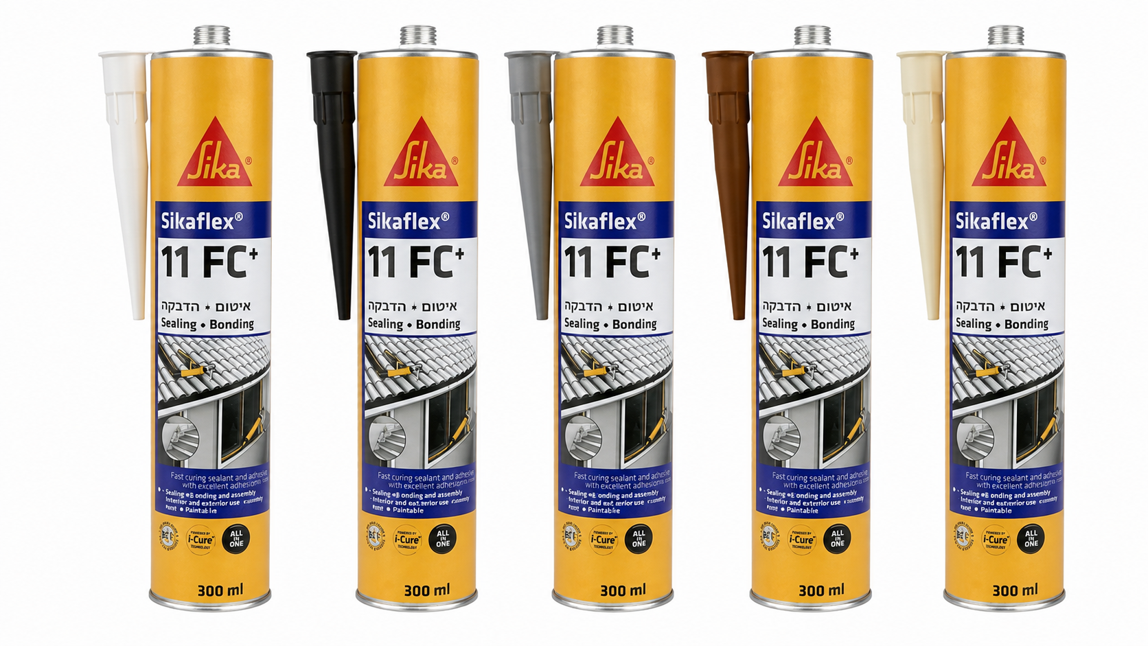 סיקה Sikaflex 11 FC חומר איטום והדבקה פוליאוריטני מקצועי לשימוש פנימי וחיצוני