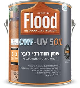 שמן דק חודרני לעץ 3.78 ליטר Flood