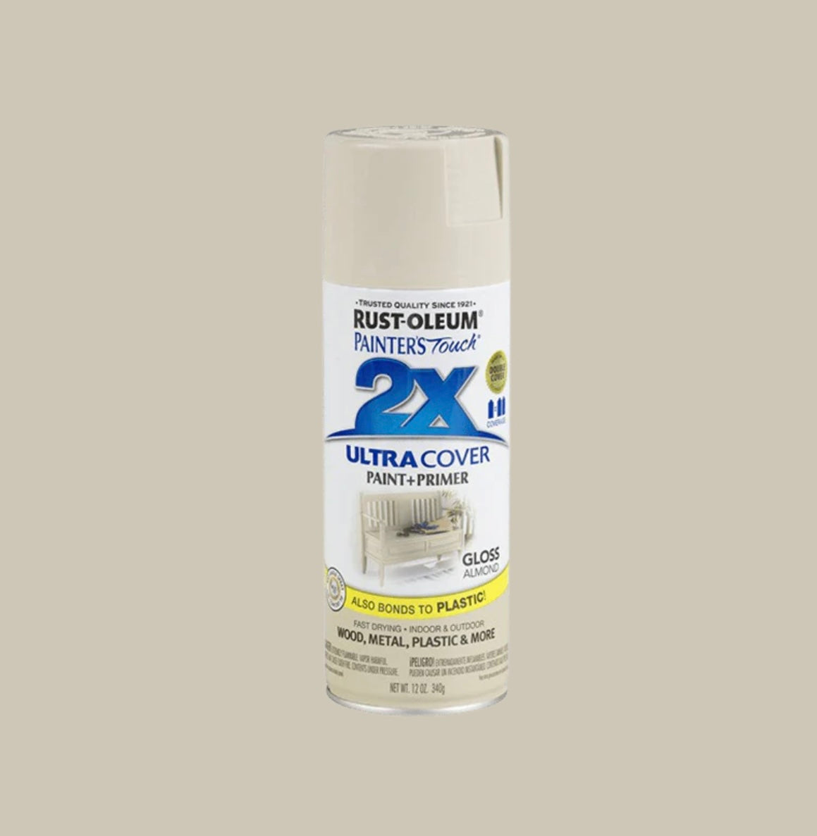 ספריי צבע כיסוי כפול Rust Oleum 2X