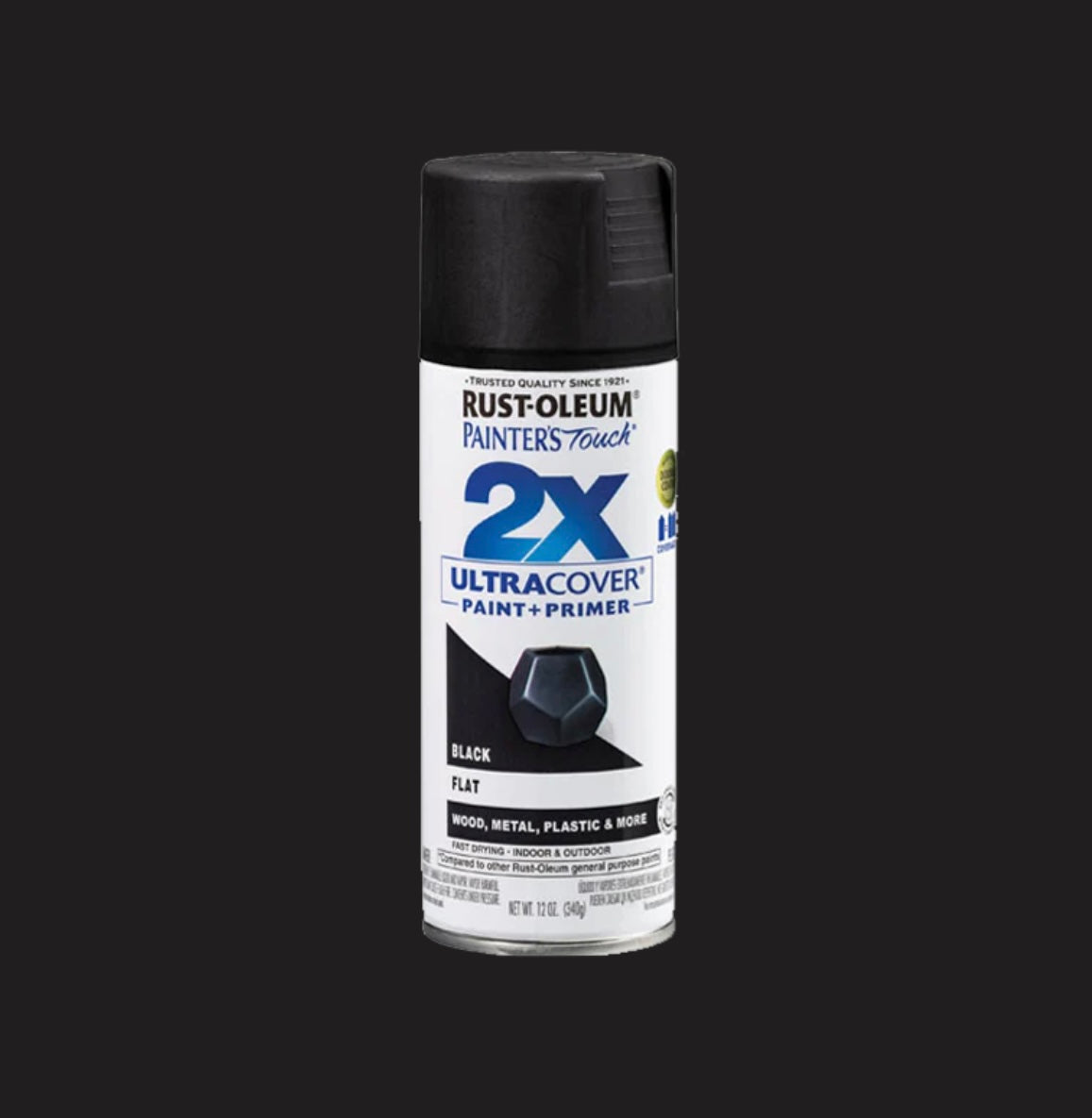 ספריי צבע כיסוי כפול Rust Oleum 2X