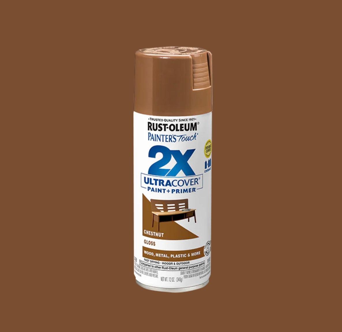 ספריי צבע כיסוי כפול Rust Oleum 2X