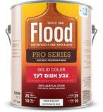 צבע אטום לעץ Flood - גוונים אפורים, ירוקים, כחולים 3.54 ליטר