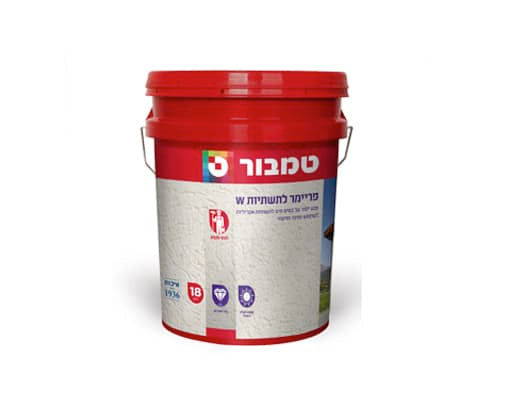 יסוד קושר על בסיס מים טמבור (פריימר לתשתיות)