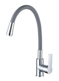 ברז פרח DUCK AQUILA – פייה גמישה שחורה / אפורה / לבנה  AQUILA 900A